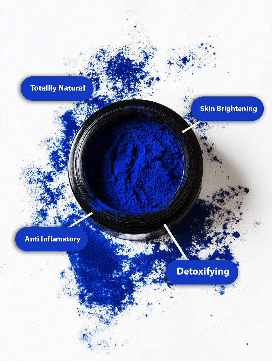 Moroccan Blue Nila Powder Clay